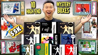 I OPENED 10 DIFFERENT HIGHEND MYSTERY BOXES FOR AN EPIC “CHASE CARD” HUNT 5000 😱🔥 [upl. by Myriam]