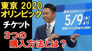 東京オリンピック チケット 購入方法 ２０２０ 東京五輪 パラリンピック [upl. by Shulins377]