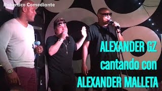 Show de robertico en el 3D Cafe ALEXANDER Gente de Zona CANTANDO CON ALEXANDER MALLETA [upl. by Allyson]