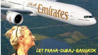 Let Praha🇨🇿  Dubaj🇦🇪  Bangkok 🇹🇭 [upl. by Enyrehtac]