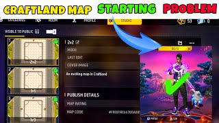 CRAFTLAND MAP STARTING PROBLEM SOLVED IN FREE FIRE MAX 🗺️ LB2GAMER [upl. by Onitnas788]