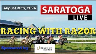 LIVE Horse Racing Handicapping  Saratoga  Woodbine  Gulfstream Park  Fri Aug 30th [upl. by Ynobe]