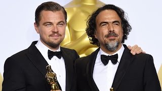 Oscars Leonardo DiCaprio and Alejandro González Iñárritu  Full Backstage Interview [upl. by Robson]