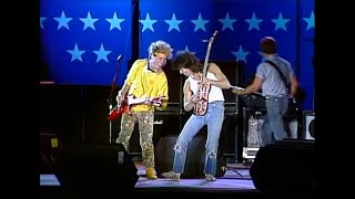 Sammy Hagar amp Eddie Van Halen  Rock and Roll Live at Farm Aid 1985 [upl. by Bjorn]