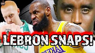 LeBron RESPONDS to Celtics Legend Quiet On P DIDDY amp CHAEL SONNEN 🤔 [upl. by Alita]