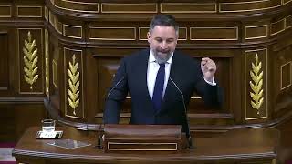 20 minutos demoledores de Santiago Abascal en la tribuna del congreso de los diputados [upl. by Shalne306]