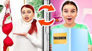 ZIMMER TAUSCHEN mit Schwester  😳🏡 für 24 Stunden  Celina [upl. by Ambrosane979]