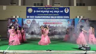 Nimbiya banadmyga chandama Dance performance by 2nd std girls [upl. by Dinin640]