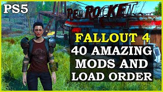 Fallout 4 Best Mods And Load Order For PS5 Next Gen Update [upl. by Ilram]