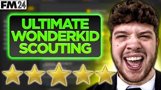 The BEST FM24 Wonderkid Scouting Guide [upl. by Gnohp]