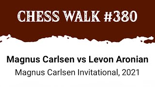 Magnus Carlsen vs Levon Aronian • Magnus Carlsen Invitational 2021 [upl. by Hebe]