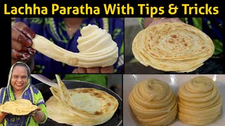 Lachha Paratha Recipe With Tips And Tricks  Simple Lachcha Paratha Recipe  Homemade Paratha [upl. by Glick]