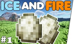 I Found RARE EGGS In Ice And Fire Minecraft [upl. by Lledniw531]