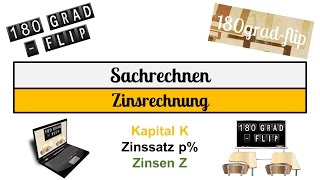 5 Zinsrechnung  Jahreszinsen [upl. by Nyrhtac223]