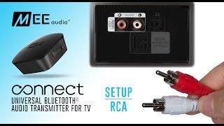 MEE audio Connect Bluetooth Audio Transmitter for TV  Using RCA [upl. by Redla]