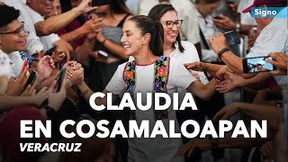 🔴 EN VIVO Claudia sigue recorrido por Veracruz  va a Cosamaloapan [upl. by Atirhs753]