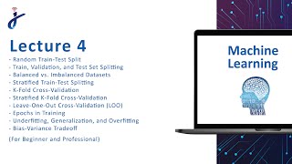 quotMachine Learning  Lecture 4  Data Splitting BiasVariance Tradeoff URDUHINDIquot [upl. by Joost]