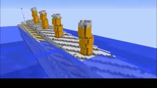 Minecraft BRITANNIC sinking [upl. by Ravel]