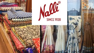 Nalli Silk Store🏬 🛍Silk Suits 😍 reviewSilk Fabric Dress Material Crape FabricTussar Silk Fabric [upl. by Lleval]