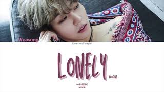 WooSung 김우성  Lonely Colour Coded Lyrics HanRomEng [upl. by Lilllie]