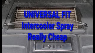 Universal Fit Intercooler Water Spray DIY Real Cheap [upl. by Jaquelyn789]