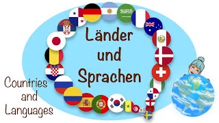 Woher kommst du Was sprichst du Länder amp Sprachen  Countries amp Languages in German Deutsch lernen [upl. by Caterina]