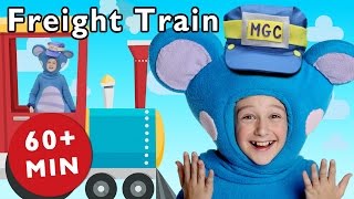 Freight Train  More  Nursery Rhymes from Mother Goose Club [upl. by Zina]