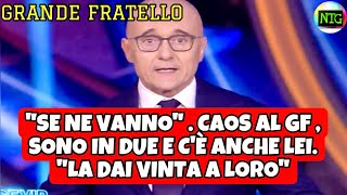 Grande Fratello Tensione alle Stelle Lorenzo Smascherato Due Concorrenti Pronti a Lasciare [upl. by Older]