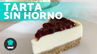 Tarta de queso SIN HORNO 🥣 Receta FÁCIL con gelatina [upl. by Fleur]