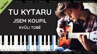 Tu kytaru jsem koupil kvůli tobě  Václav Neckář  Pelíšky piano tutorial  jak hrát  klavír [upl. by Reid749]