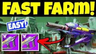 Prime EngramFunnelweb farm Destiny 2 WORLD DROP BARRIER GLITCH [upl. by Irina903]