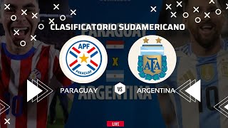 🔥Paraguay vs Argentina 🔥 EN VIVO  Clasificatorio Sudamericano [upl. by Irroc]