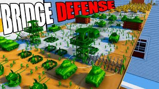 Green Army Men BRIDGE FORTRESS vs CHRISTMAS INVASION  Attack on Toys [upl. by Lauber944]