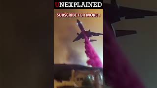 DC10 Dropping Fire Retardant  Unbelievable Aviation Moments shorts [upl. by Nomihs]