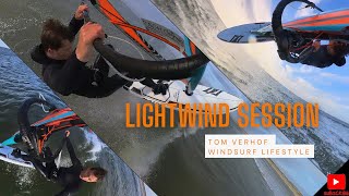 Windsurfing lightwind session vlog 1 [upl. by Shapiro153]