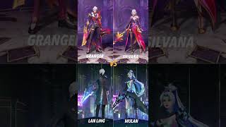 Granger and Silvana Valentine VS Lan Ling Wang And Hua Mulan Valentine skin [upl. by Sisenej750]