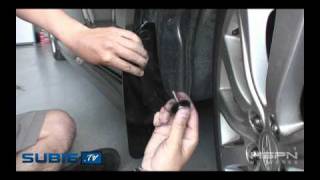 Rally Armor UR Mudflap Install  2008 Subaru WRX [upl. by Goody]