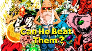 Can Master Roshi Defeat All Dragon Ball Z Villains [upl. by Hnahk225]