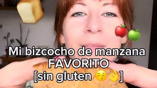 El MEJOR bizcocho de manzana sin gluten 🍞🍏🍎 [upl. by Immaj]