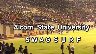 Swag Surf Alcorn State University Marching BandSWAC Championship Game vsSouthern University 2016 [upl. by Houser]