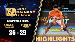 Puneri Paltan end Kolkata Leg with a win Over Hosts  PKL 10 Highlights Match 121 [upl. by Dinsmore]