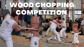 Wood Chopping Competition Ekka  Brisbane  Australia [upl. by Willet]