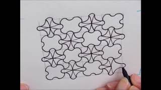 How to draw pattern Sneezeweed [upl. by Samp]