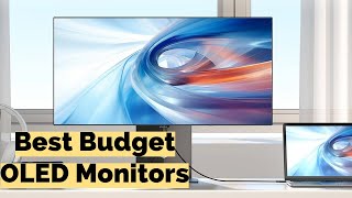 Top 3 Best Budget OLED Monitors of 2024 [upl. by Grekin]