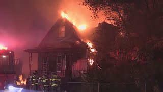 Outofservice hydrants blamed after Chicago Heights fires ravage 6 homes [upl. by Helve279]