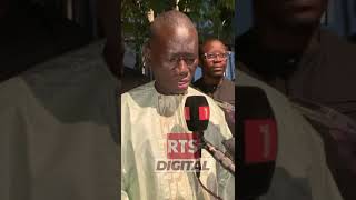 DÉCLARATION DU CANDIDAT SERIGNE MBOUP APRÈS L’ENREGISTREMENT DE SON TEMPS D’ANTENNE À LA RTS [upl. by Annayad]