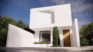 Ein minimalistisches Haus mit 3 Schlafzimmern 25 Bädern und einem Innenhof minimalismus [upl. by Nosral746]