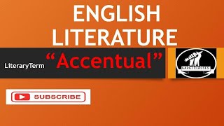 English Literature  Literary Term  AccentualSyllabic verse [upl. by Eire987]