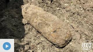 Litvinovs WW2 Unexploded Bomb British MC500 with chemical action [upl. by Elleynod903]