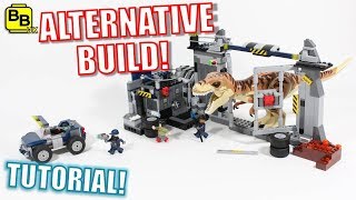 LEGO JURASSIC WORLD 75933 ALTERNATIVE BUILD DINO COMPOUND [upl. by Anayrb653]